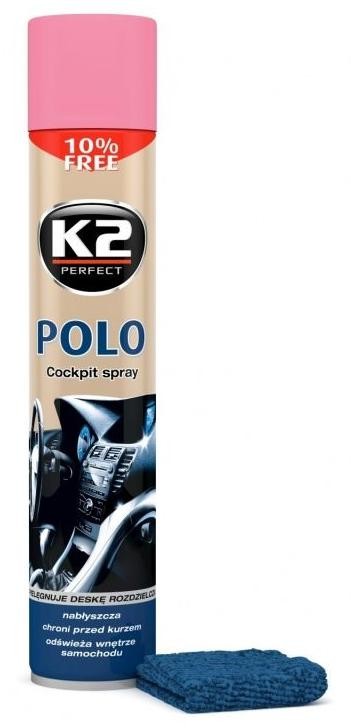 K2 Polo K407WO0 Detergente per materiale plastico + microfiber