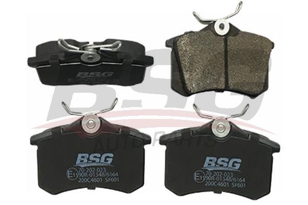 BSG  BSG 70-202-023 Bremsbelagsatz Höhe: 53mm, Dicke/Stärke 1: 17mm, Dicke/Stärke 2: 17mm