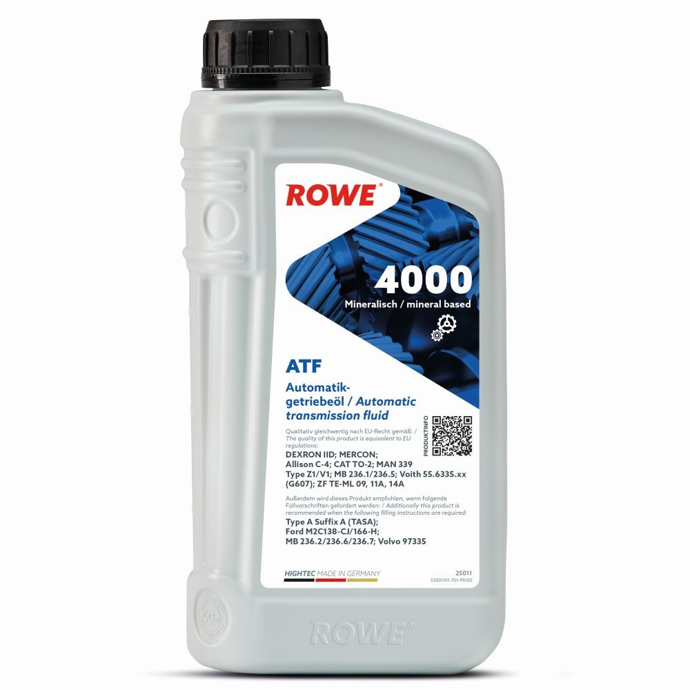 ROWE HIGHTEC, ATF 4000 25011-0010-99 Olio cambio automatico