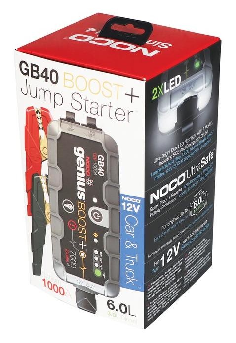 GB40 NOCO GB40 Boost Plus Batterie, Starthilfegerät mit LED-Anzeige, mit  Batteriezustandsanzeige, max. Ladestrom: 1000A GB40 ❱❱❱ Preis und  Erfahrungen