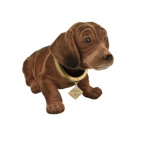 Bobblehead dachshund APA 563014
