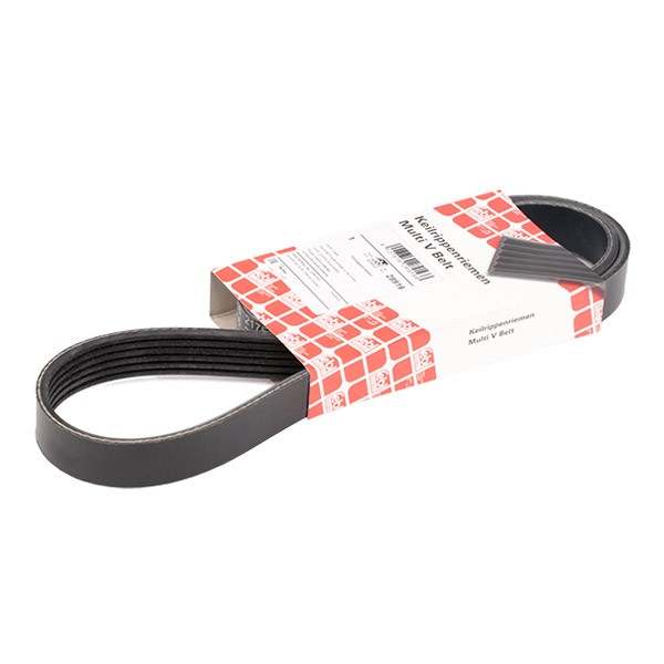 FEBI BILSTEIN Courroie Trapézoïdale à Nervures 28916 VW,AUDI,OPEL,GOLF V 1K1,TOURAN 1T1, 1T2,GOLF VI