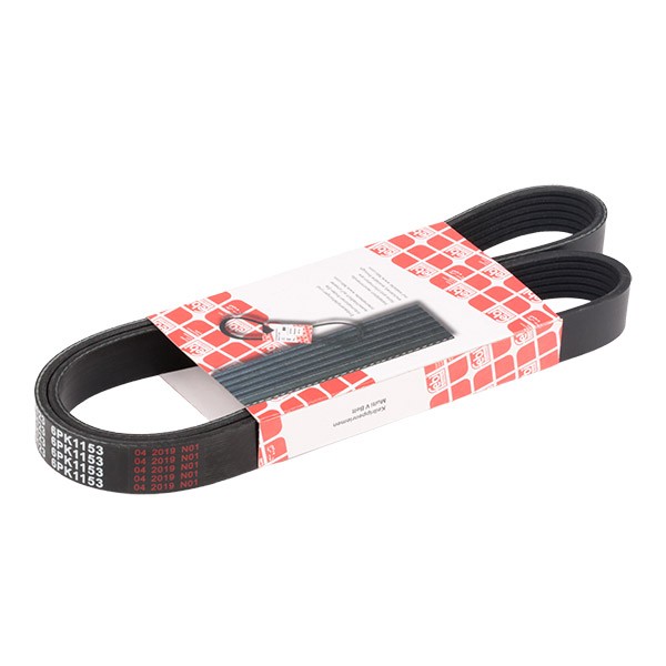 FEBI BILSTEIN Courroie Trapézoïdale à Nervures 28929 VW,OPEL,RENAULT,GOLF III 1H1,NEW BEETLE 9C1, 1C