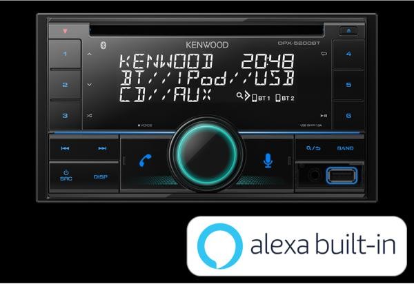KENWOOD DPX-7200DAB Auto rádio Potência: 4x50W
