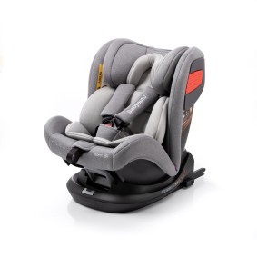 Babyauto Kindersitz drehbar 8435593701621 mit Isofix, Gruppe 0+ / 1 / 2 / 3, 0-36 kg, 5-Punkt-Gurt, grau, mitwachsend, drehbar, Rückwärtsgerichtet