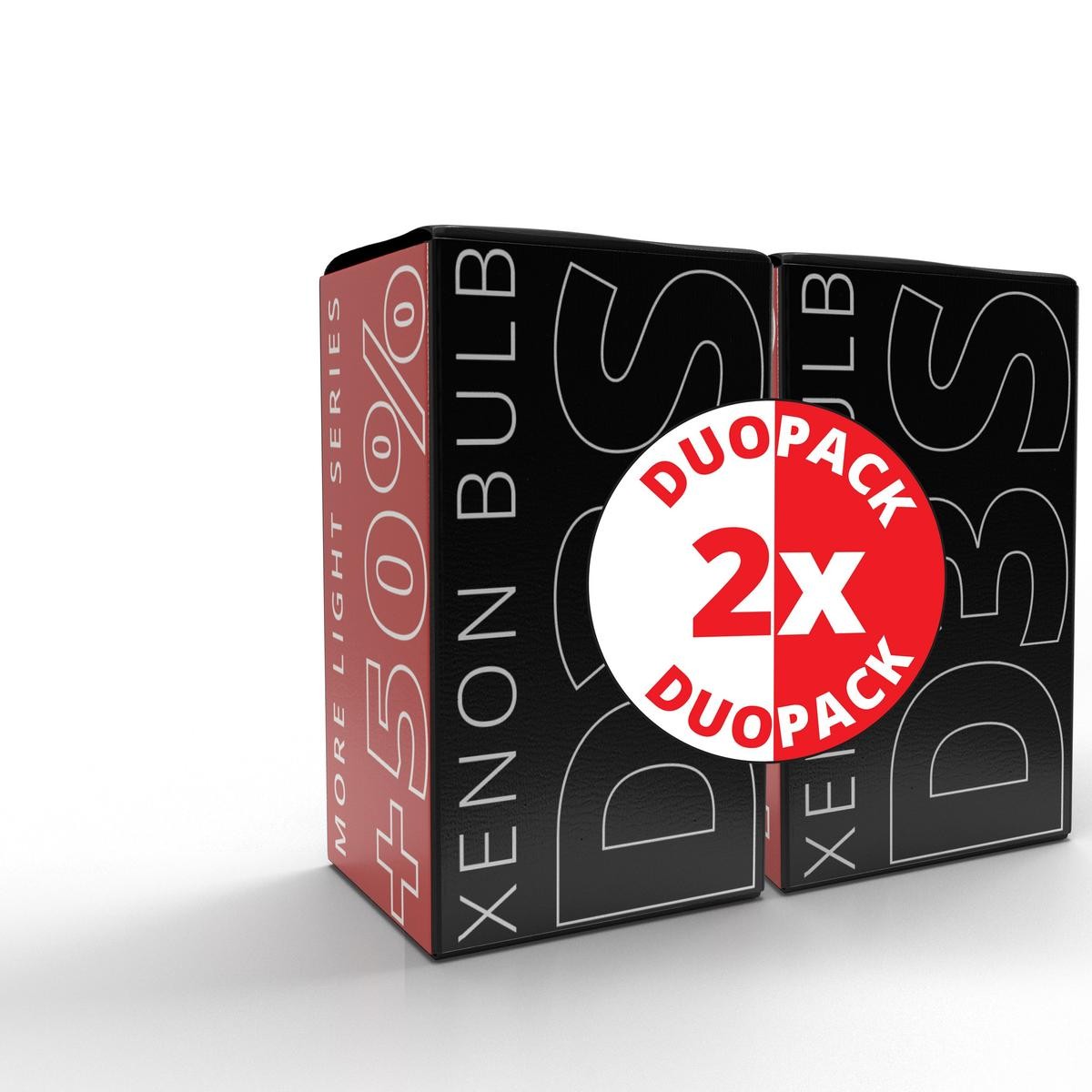 EINPARTS DuoPack D2R Xenon DUO EPD3S50 +50% Glühlampe, Fernscheinwerfer