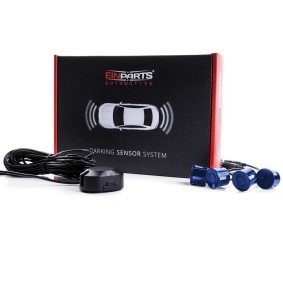 EINPARTS Kit sensori di parcheggio posteriore EPP BUZZER N BLACK con trapano, posteriore, con allarme acustico, N° sensori: 4