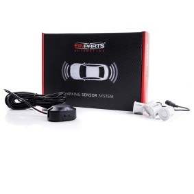 EINPARTS Kit sensori di parcheggio posteriore EPP BUZZER N WHITE con trapano, posteriore, con allarme acustico, N° sensori: 4