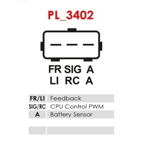 Lichtmaschine RE3M5T-10300-YD AS-PL A6265SR FORD, FORD USA