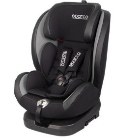 SPARCO SK500i Kids car seat Rearward-facing SK600IGR with Isofix, 18 kg, 5-point harness, 45 x 65 x 70/105 cm, Black, Grey, Rearward-facing