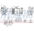 70817186 NISSENS 890947 Air conditioner compressor Renault Trafic 3 Van 2022
