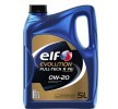 Авто масла ELF 0W-20, 5литър, Синтетично масло 3425901140797