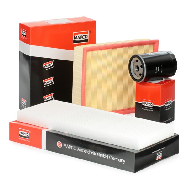 MAPCO Kit de filtres 68807 VW,AUDI,PASSAT 3B2,PASSAT Variant 3B5,A4 8D2, B5,A4 Avant 8D5, B5