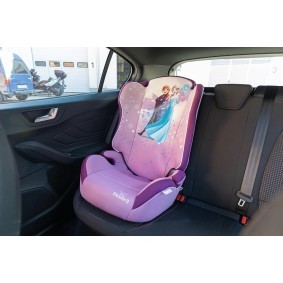 FROZEN Child seat with Isofix 10591 with Isofix, Group 2/3, 15-36 kg, No, 46 x 68 x 50 cm, Light pink, printed design, ergonomic