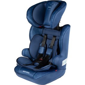 MICKEY AND FRIENDS Kids car seat Group 1/2/3 11029 without Isofix, Group 1/2/3, 9-36 kg, 5-point harness, Blue, printed design