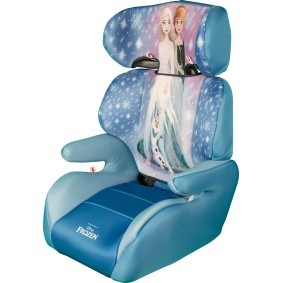 FROZEN Children's car seat Group 2/3 11034 without Isofix, Group 2/3, 15-36 kg, No, 40 х 47 х 65 cm, Pale blue, printed design