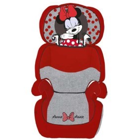 MICKEY AND FRIENDS Child seat 5-point harness 25226 without Isofix, Group 1/2/3, 9-36 kg, 5-point harness, Grey, printed design