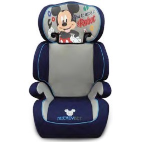 MICKEY AND FRIENDS Child car seat without Isofix 25237 without Isofix, Group 2/3, 15-36 kg, No, Blue, printed design