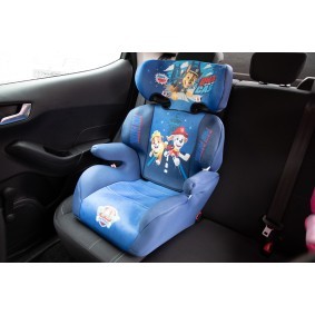 PAT PATROUILLE Kids car seat Group 2/3 11056 without Isofix, Group 2/3, 15-36 kg, No, 40 х 47 х 65 cm, Blue, printed design