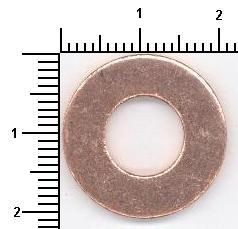 ELRING  108.502 Tömítőgyűrű, olajleeresztő csavar Ø: 21mm, Vastagság: 2,1mm, Belső átmérő: 10mm
