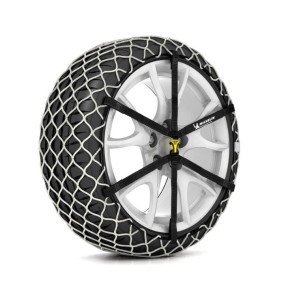 Michelin Easy Grip Limited Tire snow chains 225-55-R18 008332 with chain tensioner, with mounting manual, with storage bag, Steel