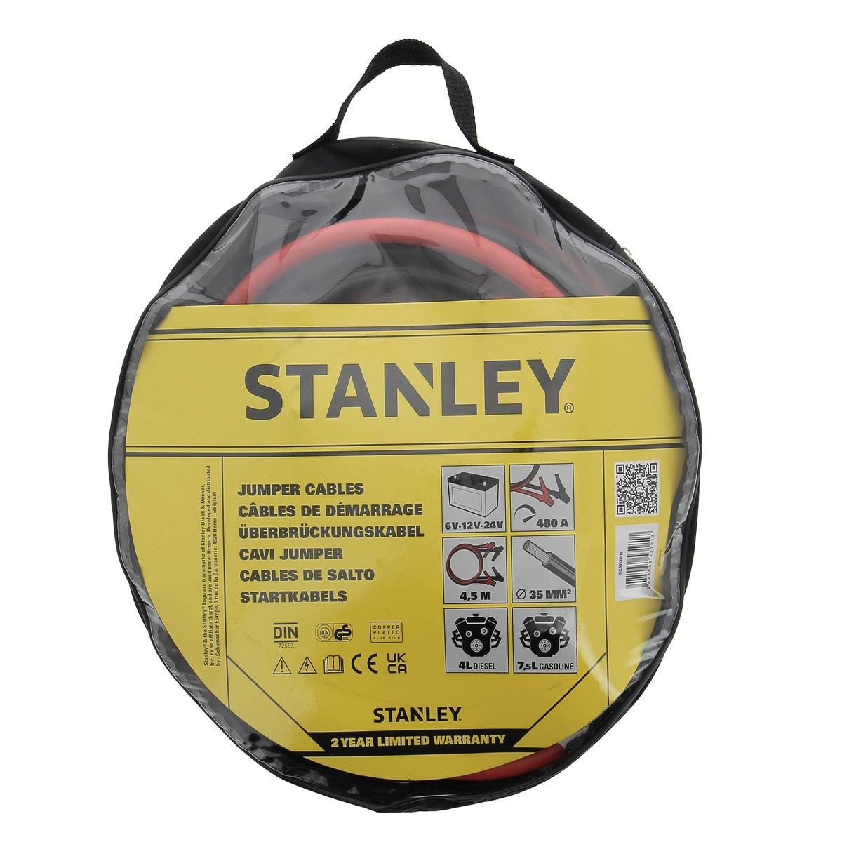 Starthjälp kablar Stanley SXAE00016 Expertkunskap