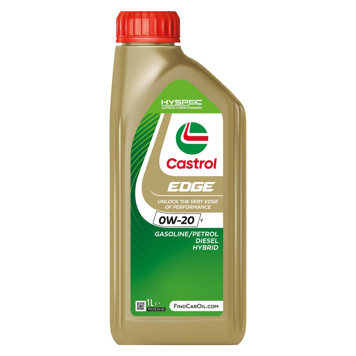 Image of CASTROL Olio motore Castrol EDGE 0W-20 V Contenuto: 1l, Olio sintetico 15F706