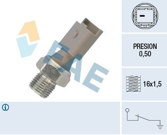 FAE  12640 Interruptor de control de la presión de aceite