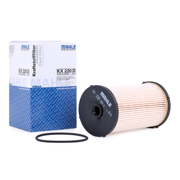 MAHLE ORIGINAL Filtre à Carburant KX 220D Filtre Fuel VW,SKODA,AUDI,TOURAN 1T1, 1T2,GOLF VI 5K1,TIGU