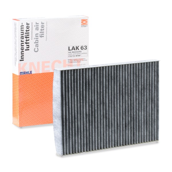 MAHLE ORIGINAL Filtre d'Habitacle LAK 63 Filtre à Pollen,Filtre De Climatisation AUDI,VW,SKODA,A3 8L
