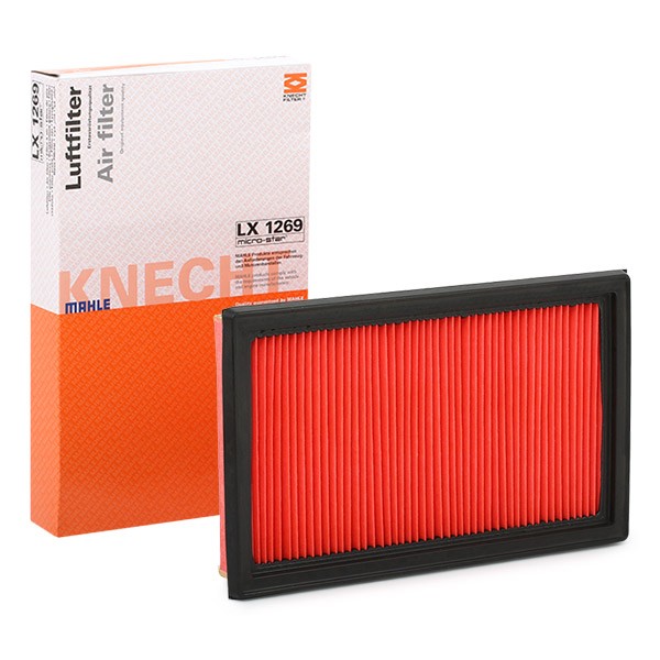 Image of MAHLE ORIGINAL Filtro aria Cartuccia filtro LX 1269 Filtro dell'aria,Filtro aria motore MINI,Schrägheck (R50, R53),Cabrio (R52)009