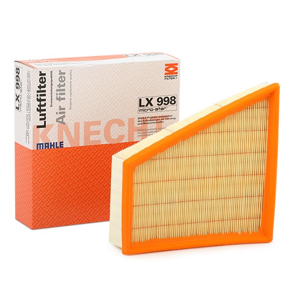 mahleoriginal MAHLE ORIGINAL Luftfilter LX 998  VW,MERCEDES-BENZ,SKODA,POLO 9N_,POLO 6R, 6C,FOX 5Z1, 5Z3,GOL,GL-CLASS X166,FABIA Combi 6Y5,FABIA,FABIA 6Y2