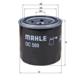 Olejový filtr 15400 PCX 004 MAHLE ORIGINAL OC500 FORD, HONDA, ACURA