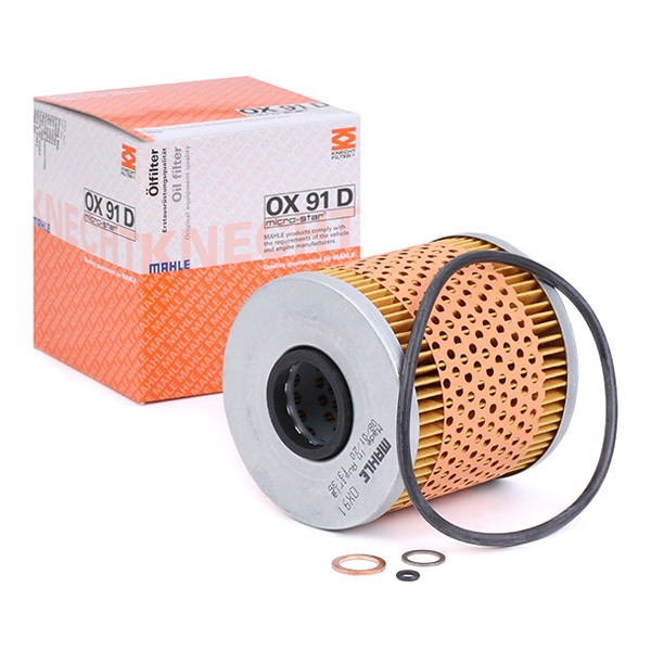 MAHLE ORIGINAL Filtre à Huile OX 91D Oil Filtre BMW,BERTONE,3 E36,3 E30,5 E34,3 Coupé E36,3 Compact