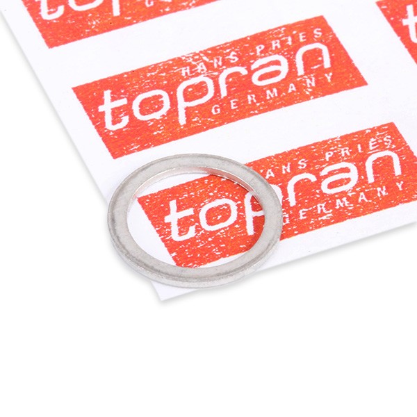TOPRAN 108 647 Rondelle d'étanchéité, vis de vidange d'huile Ø: 13,5mm, Épaisseur: 1mm, Diamètre intérieur: 10mm