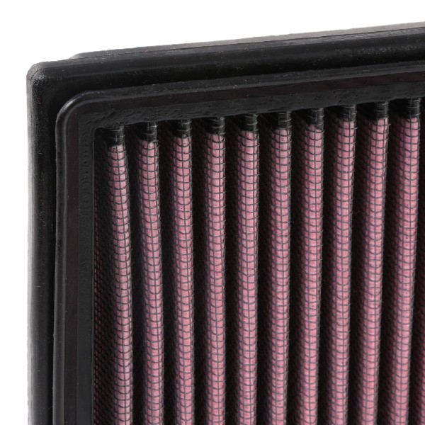 33-2857 K&N Filters Luftfilter 30mm, 186mm, 387mm, quadratisch,  Langzeitfilter 33-2857 ❱❱❱ Preis und Erfahrungen