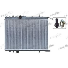 Radiador, refrigeración del motor Malla radiador: 380 x 556 x 16 mm con OEM número 1330-G2