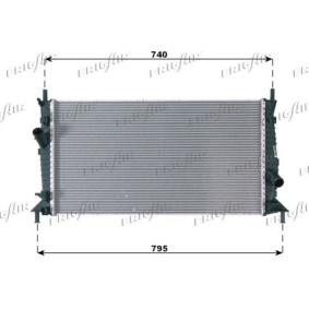Radiador, refrigeración del motor Malla radiador: 671 x 376 x 14 mm con OEM número 1 309 414
