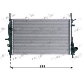 Radiador, refrigeración del motor Malla radiador: 620 x 395 x 26 mm con OEM número 1350.152