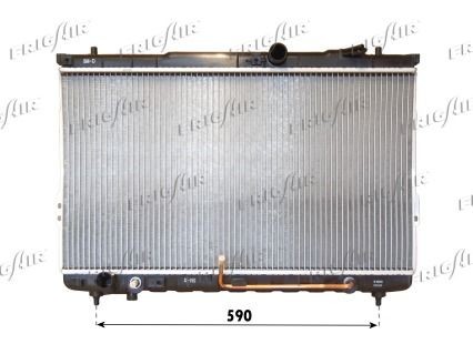 FRIGAIR  0128.3090 Chladič, chlazení motoru Rozměry mřížky chladiče: 725 x 405 x 20 mm
