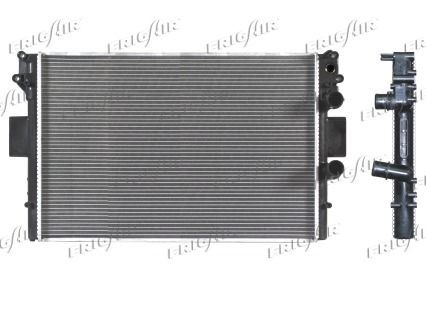 FRIGAIR  0204.2023 Radiador, refrigeración del motor Malla radiador: 650 x 440 x 36 mm