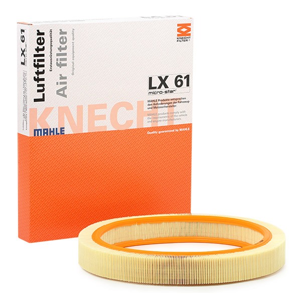 mahleoriginal MAHLE ORIGINAL Luftfilter LX 61  MERCEDES-BENZ,190 W201,Stufenheck W124,KOMBI Kombi S124,COUPE C124
