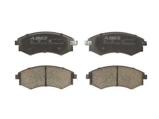ABE  C10503ABE Bremsbelagsatz Breite: 137mm, Höhe: 54mm, Dicke/Stärke: 17mm