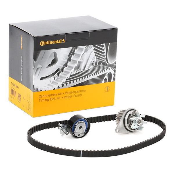 CONTITECH Pompa Acqua + Kit Cinghia Distribuzione N° denti: 104 CT1067WP1 Pompa Acqua + Kit Cinghie Dentate,Pompa FIAT,PEUGEOT,CITROËN,QUBO (225)