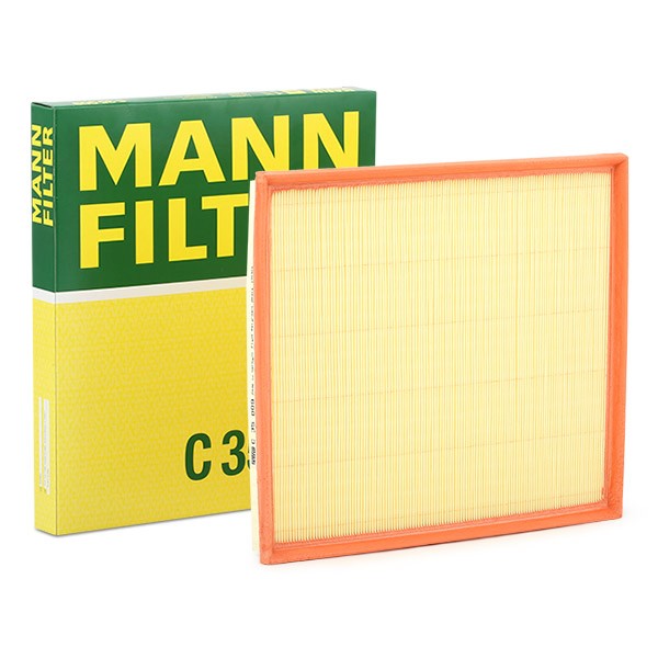 MANN-FILTER C 35 009 Filtro aria Lunghezza: 342mm, Largh.: 301mm, Alt.: 35mm