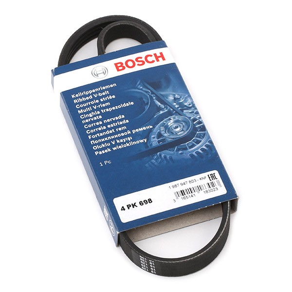 BOSCH Courroie Trapézoïdale à Nervures 1 987 947 803 FIAT,LANCIA,PEUGEOT,PUNTO 188,DOBLO 119,PUNTO 1