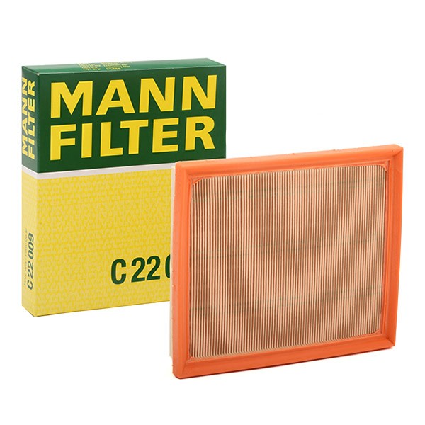 Image of MANN-FILTER Filtro aria Cartuccia filtro C 22 009 Filtro dell'aria,Filtro aria motore TOYOTA,LEXUS,AURIS (NRE15_, ZZE15_, ADE15_, ZRE15_, NDE15_)