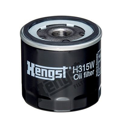 HENGST FILTER  H315W Ölfilter Ø: 76mm, Ø: 76mm, Höhe: 75mm