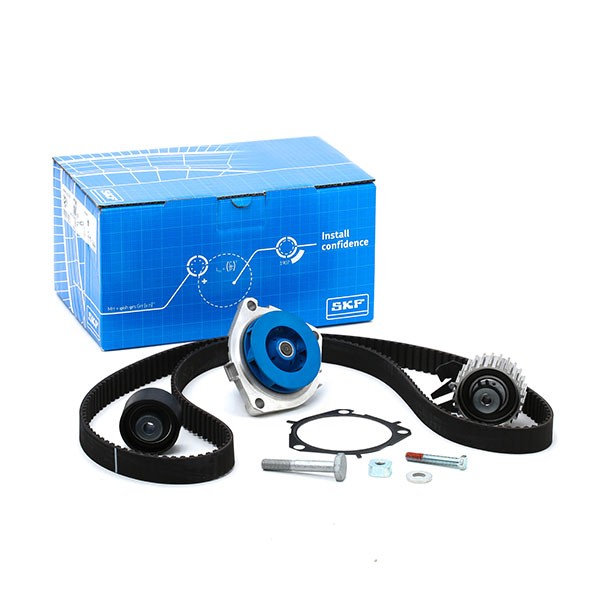 SKF Pompe à Eau + Kit De Distribution VKMC 05193 Pompe à eau + kit de courroie de distribution SAAB,