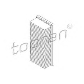 TOPRAN Elemento filtro de aire Cartucho filtrante